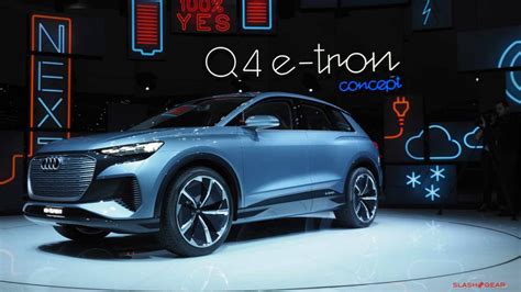 Audi Q4 e-tron concept teases more affordable e-SUV for 2021 - SlashGear