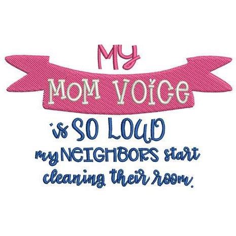 My Mom Voice - 2 Sizes! - Products - SWAK Embroidery