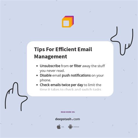 Tips For Efficient Email Management Deepstash