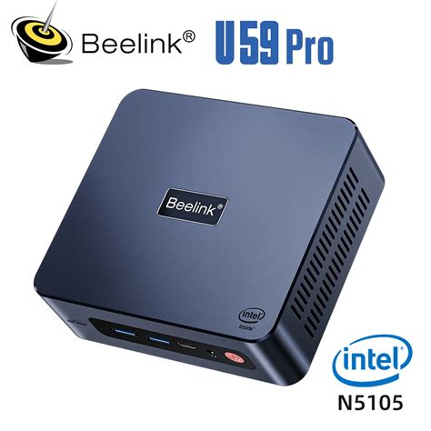 Beelink U59 Pro Intel 11th N5105 Mini PC Windows 11 DDR4 16GB 512GB SSD