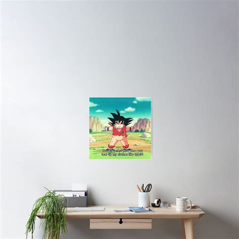 Goku Ripped Clothes Poster By Puhtutz Redbubble