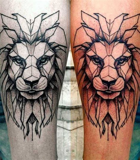 Top Imagen Leones Con Figuras Geometricas Abzlocal Mx