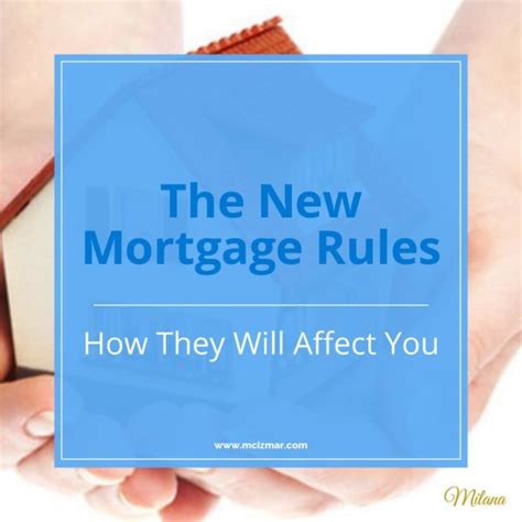 New Mortgage Rules By The Government Of Canada