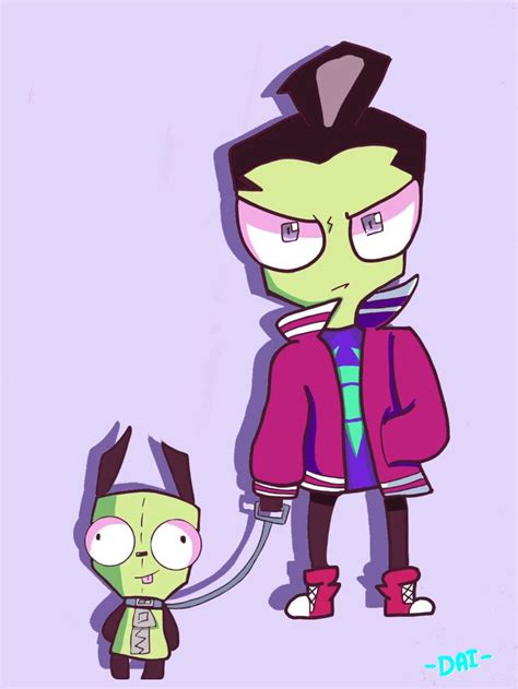 Pin En Zadr Invasor Zim