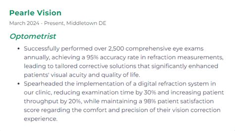Top 12 Optometrist Skills To Put On Your Resume ResumeCat