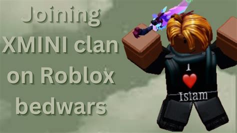 Joining Xmini Clan In Roblox Bedwars Its Youtube