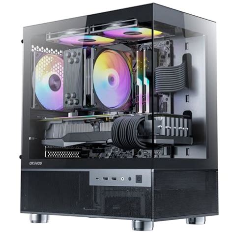 Okinos Aqua 3 Vs NZXT H5 Flow RGB 2024 Case Comparison Pangoly