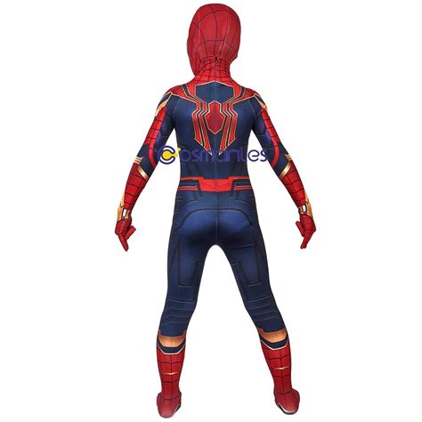 Kids Suit Iron Spider-Man Cosplay Costume