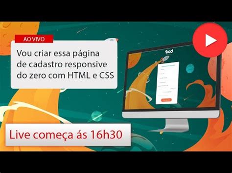 Criando o FrontEnd de uma Página de Cadastro Responsiva do Zero