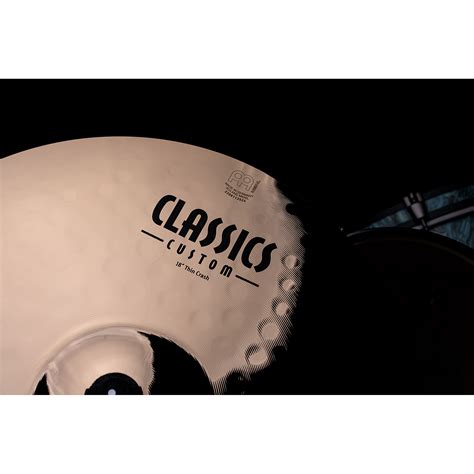 Meinl Classics Custom Brilliant Thin Crash Cc Tc B Crash Becken