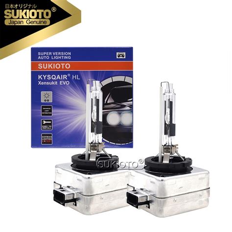 Pcs Sukioto Genuine Super Bright D S D R Hid Xenon Lamp D S D R Car