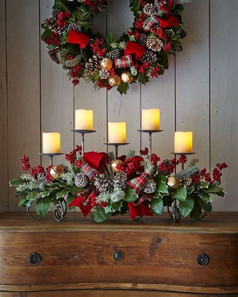 66 Sensational Rustic Christmas Decorating Ideas Christmas Candle