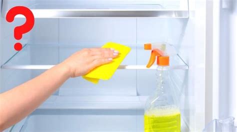 Con qué frecuencia se debe limpiar el refrigerador Qué ingredientes