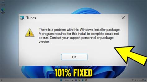 Problem Windows Installer Package In Windows 11 1087 How To Fix Program Dll Script Msi