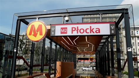 P Ocka Stacja Metro Warszawa Linia M Warsaw Metro Station