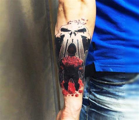 The Punisher tattoo by Vladislav Shetikov | Photo 24284