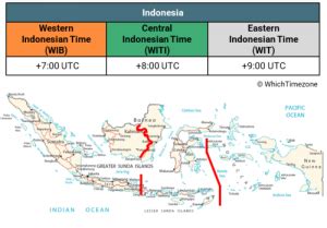 Indonesia Time Zone - WhichTimezone