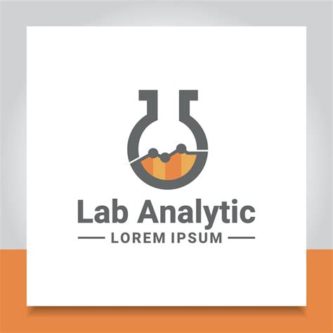 Laboratorio analítico diseño de logotipo investigación científica