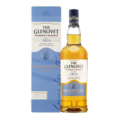 GLENLIVET FOUNDERS RESERVE SINGLE MALT WHISKY 750 ML Bodega Mi Amiga