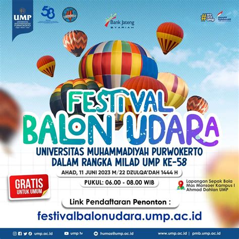 War Tiket Festival Balon Udara UMP Ludes Kurang Dari 10 Menit