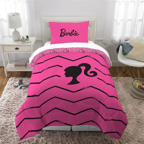 Barbie Kids Comforter And Pillowcase 2 Piece Set Twinfull