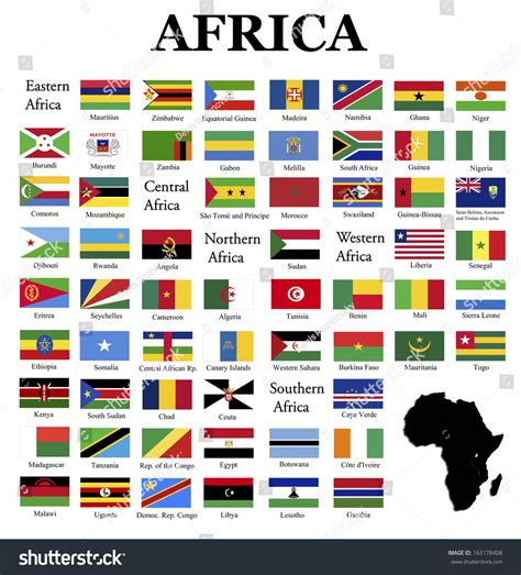 Flags Africa- Complete Set Flags Original Stock Illustration 163178408 ...