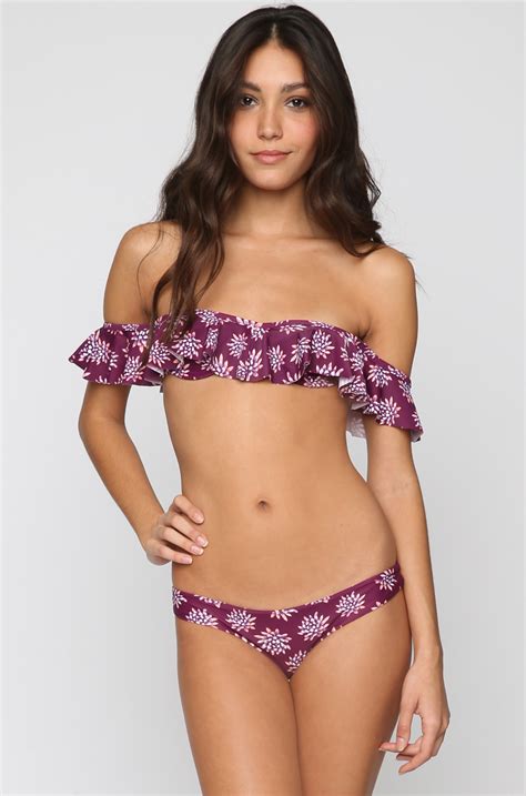 Tori Praver Swimwear Tulum Bikini Top In Purple Lyst