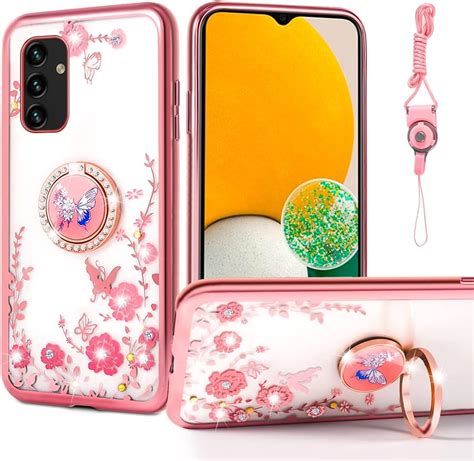 Nancheng For Galaxy A13 Phone Case Pink Case Cute Soft