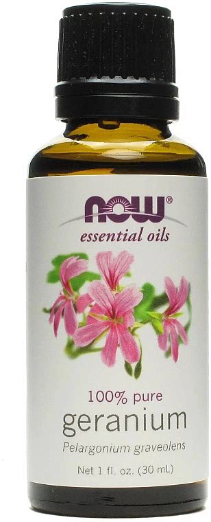 Now Foods Essential Oils Geranium Ulei Esen Ial De Mu Cat Makeup Md