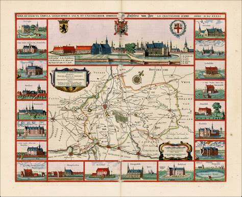 Nova Et Exacta Tabula Geographica Salae Et Castellaniae Iprensis