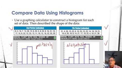 Compare Data Using Histograms Youtube