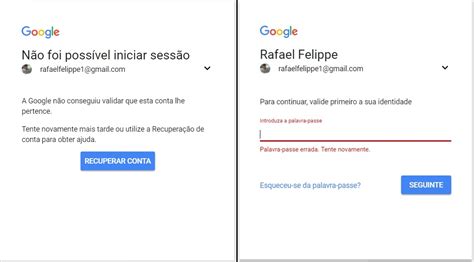 não consigo mais acessar minha Conta do Google Fóruns dos Produtos do