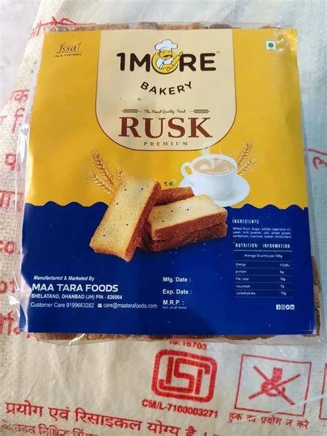 1MORE BAKERY RUSK 250 GM Packaging Type Box Packaging Size 24