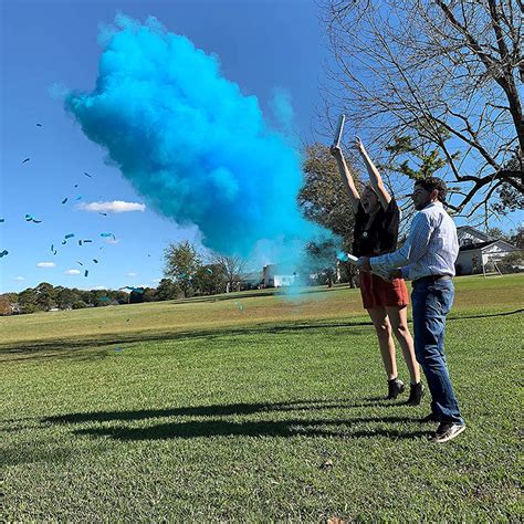 Gender Reveal Smoke Cannon Powder Cannon Gender Reveal Party Gender Reveal Celebrations