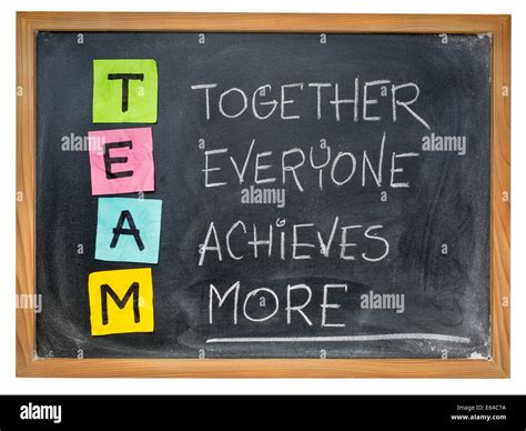 Teamwork Together Everyone Achieves More