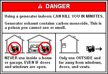 Generator Safety Maine Emergency Management Agency