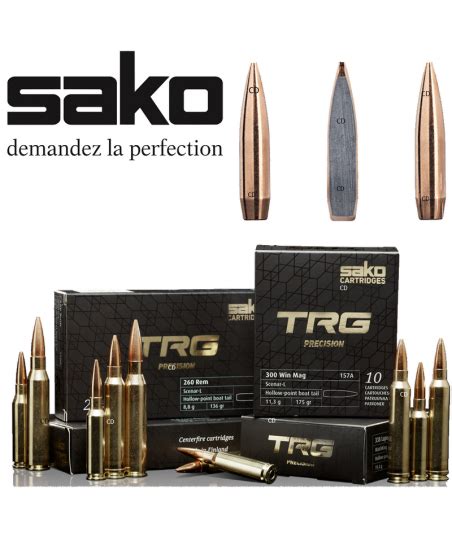 Balles Sako Trg Pr Cision Hpbt Creedmoor Grains Par