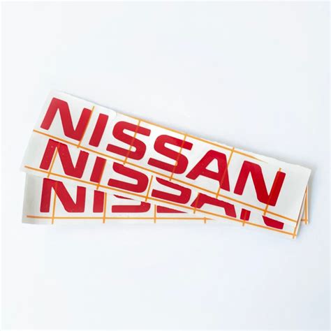 Front Decal Sticker Nissan Letters Fit For Inter Emblem Frontier