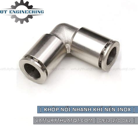 Khớp Nối Nhanh Khí Nén Inox 304 316 PU QT Engineering