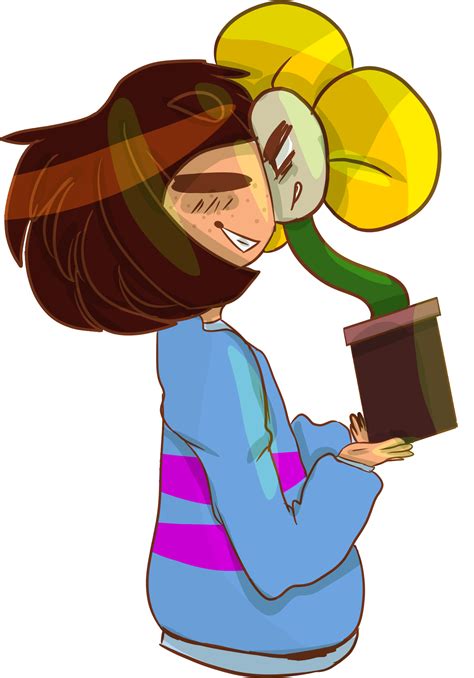 Frisk And Sata I Mean Flowey By Mmidna On Deviantart