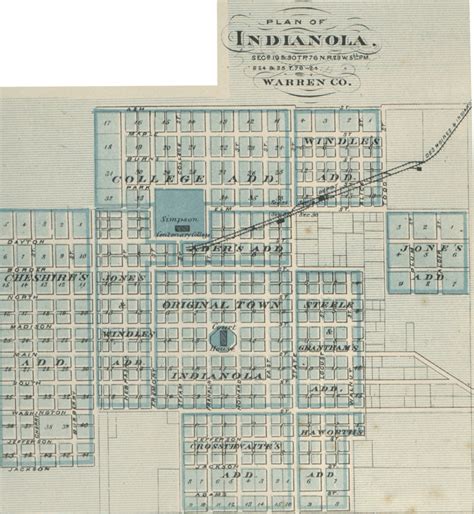 1875 Town of Indianola