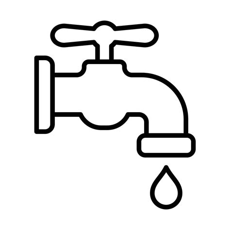 Water Tap Icon Vector Design Template In White Background 40982081