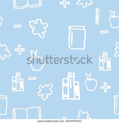 Vector Blue Background Back School Abstract Stock Vector (Royalty Free) 2014494422 | Shutterstock