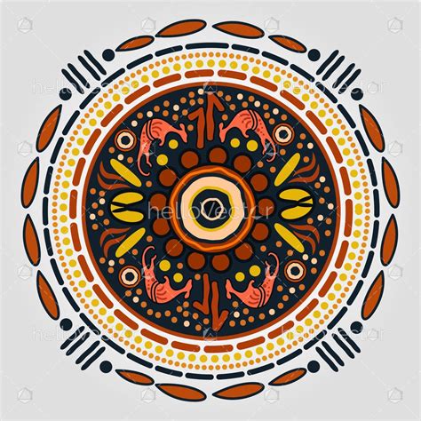 Aboriginal Dot Art Vector Background Download Graphics And Vectors