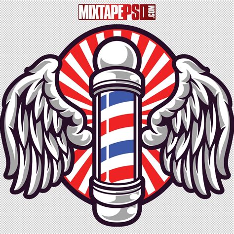 Vector Barber Shop Logo - Graphic Design | MIXTAPEPSDS.COM