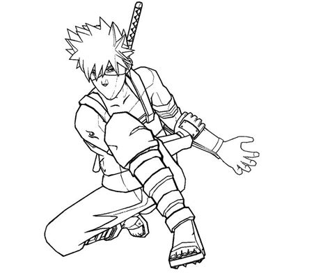 Kakashi Hatake 8 Coloring Crafty Teenager