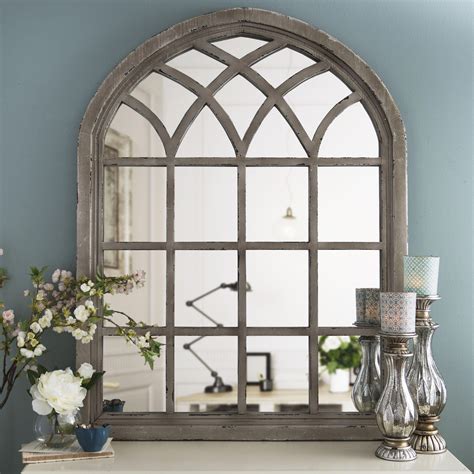 Our Distressed Cream Sadie Arch Mirror Has A Striking Design That Will