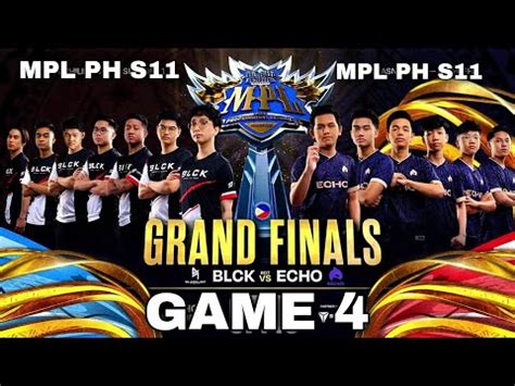 Mpl Ph S Grand Final Echo Vs Blacklist Game Mlbb Youtube