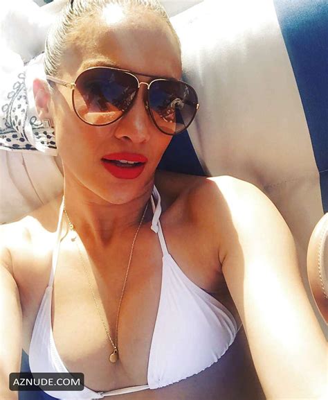 Jennifer Lopez Selfie In A White Bikini Top From Instagram AZNude