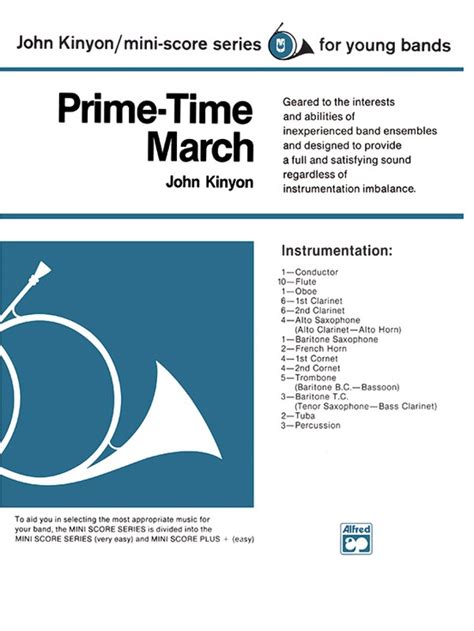 Prime Time March E Flat Alto Saxophone E Flat Alto Saxophone Part